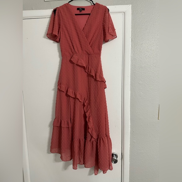 Lulus Pink Ruffle Dress - Picture 4 of 6